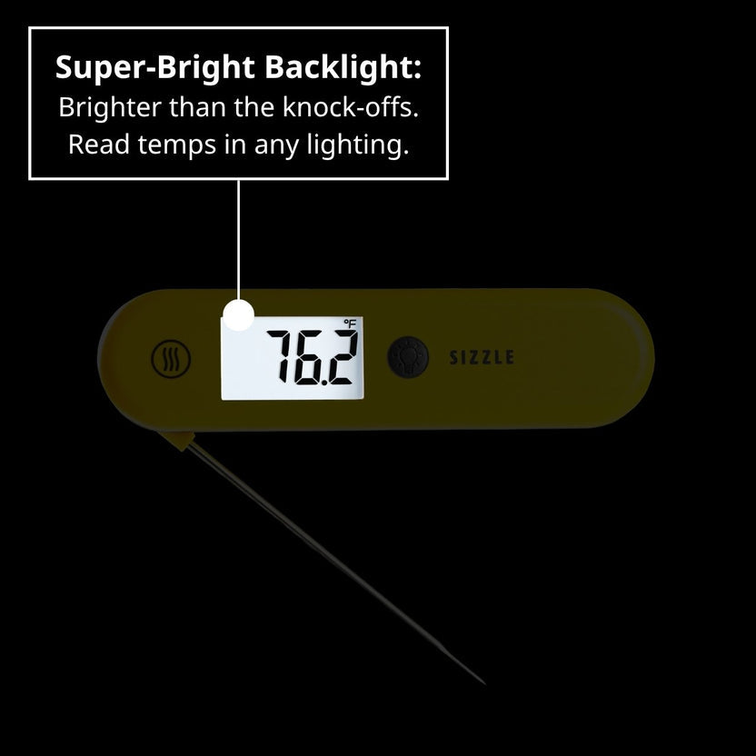 Thermoworks Sizzle Digital Instant Read Thermometer - Blue