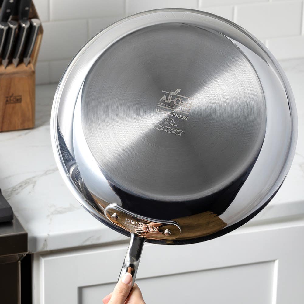 All-Clad D3 Stainless Steel 6 qt. Saute Pot