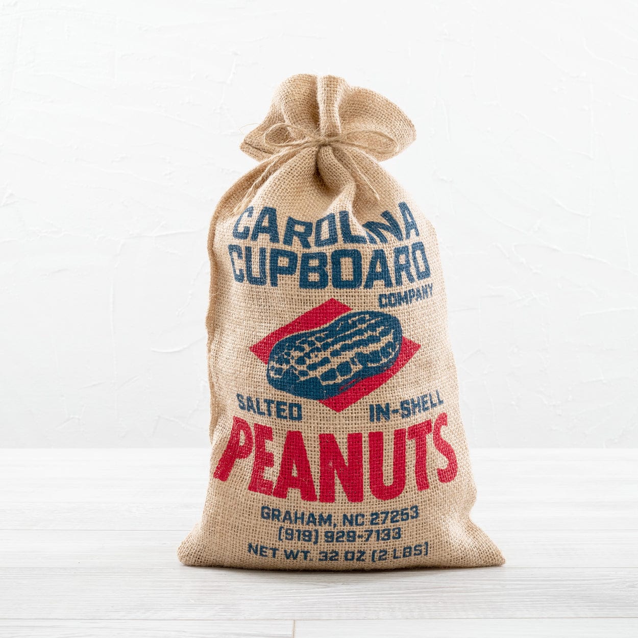 Carolina Cupboard Roasted in Shell Peanuts 2 lb Burlap Bag
