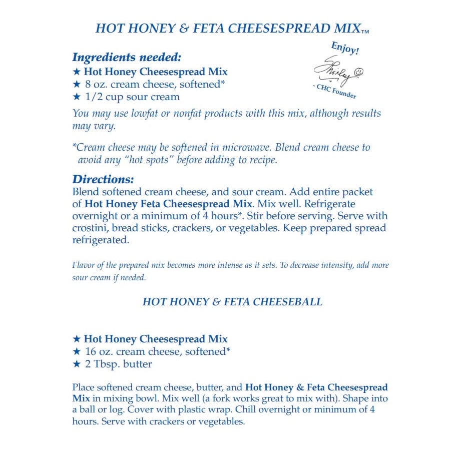 Coastal Kitchen Hot Honey & Feta Cheesespread Mix