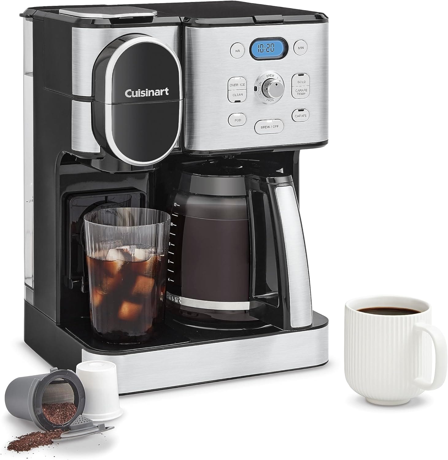 Cuisinart Electric Coffee Maker Cuisinart Coffee Center 12 Cup Coffeemaker And Single-Serve Brewer