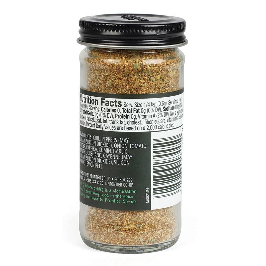 Frontier Co-Op Mexican Fiesta Seasoning 2.12 oz