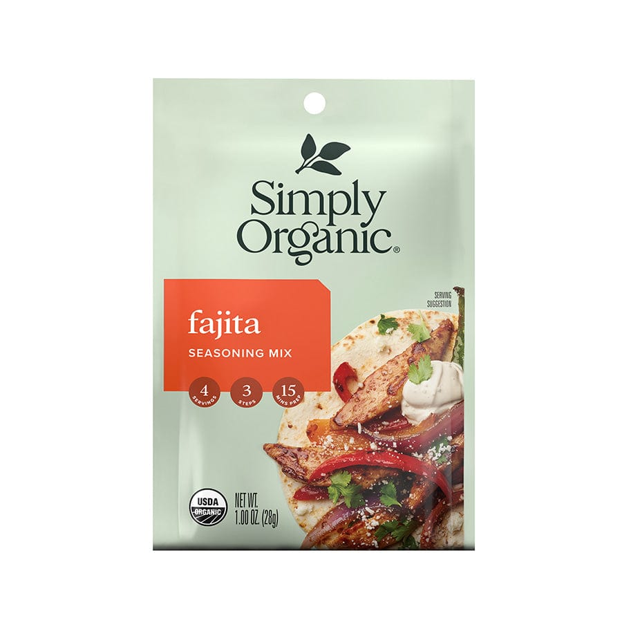 Simply Organic Fajita Seasoning Mix 1 oz