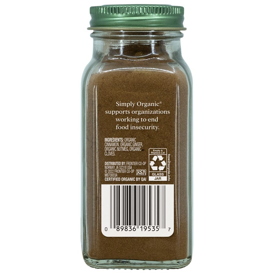 Simply Organic Pumpkin Spice 1.94 oz