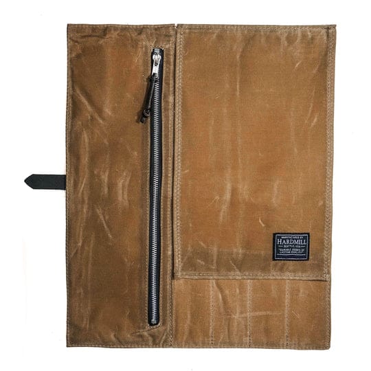 Hardmill Waxed Compact Knife Roll - Field Tan