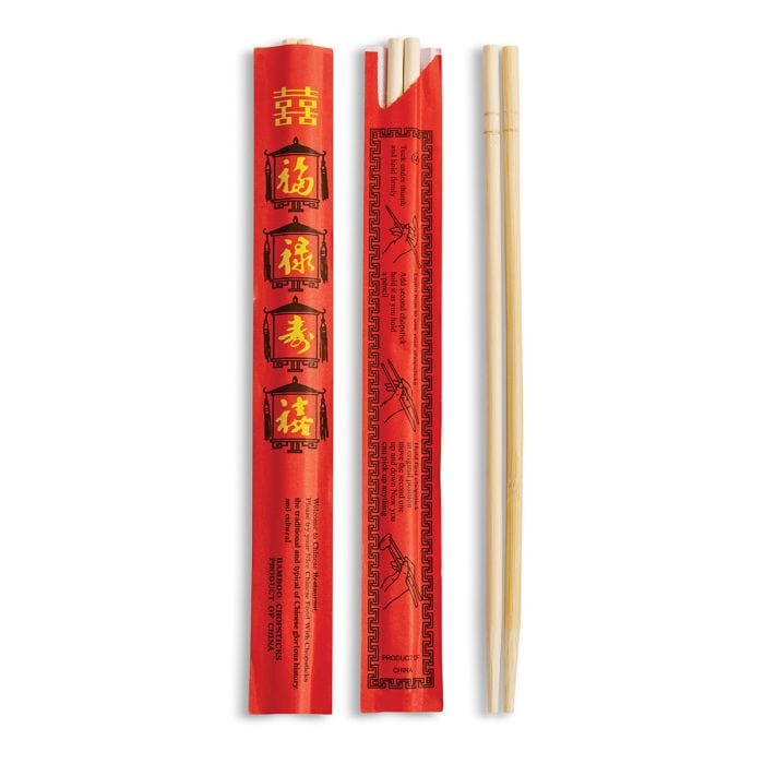 Helen's Asian Kitchen Disposable Bamboo Chopsticks, 25 Pairs