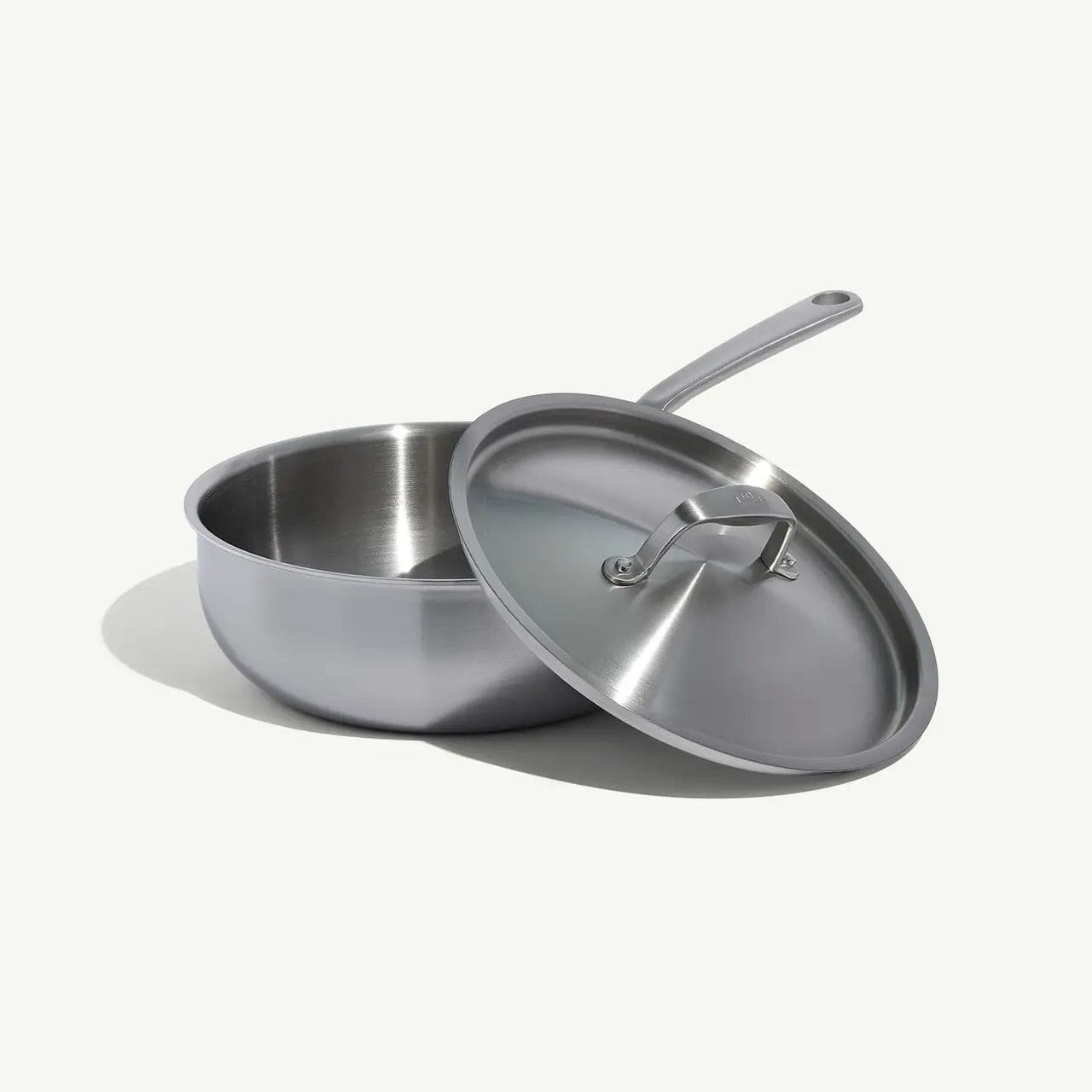 MADE IN Cookware 3 QT Stainless Clad Saucier with Lid