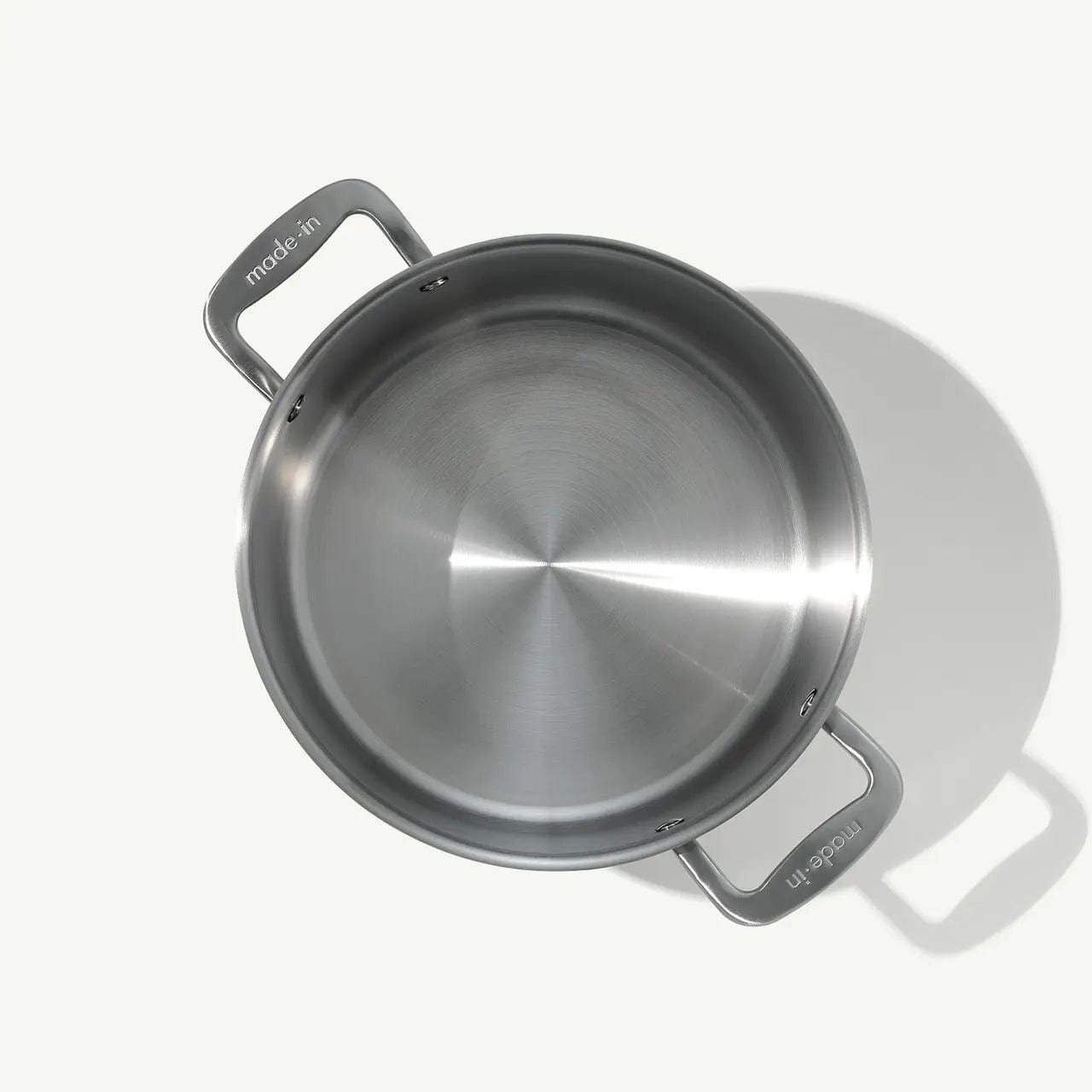 MADE IN Cookware 8 QT Stainless Clad Stock Pot with Lid