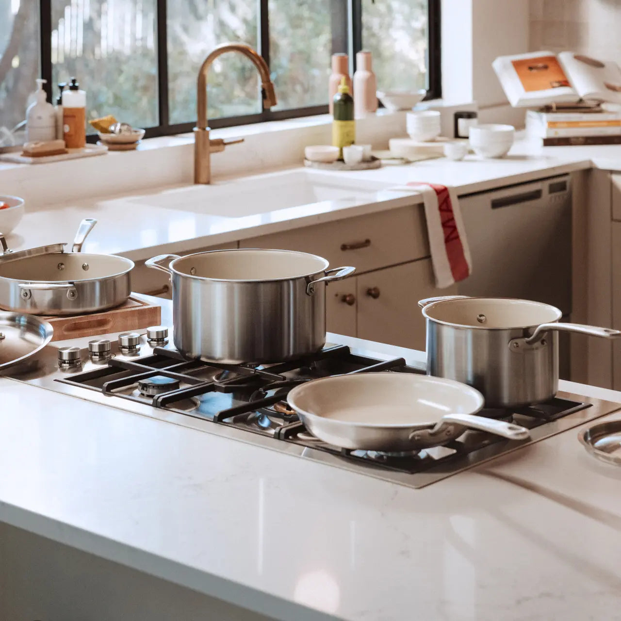 Made in Cookware CeramiClad 7 Piece Cookware Set