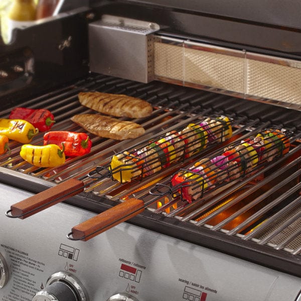 Mr. Bar-B-Q Nonstick Kabob Basket - Set of 2