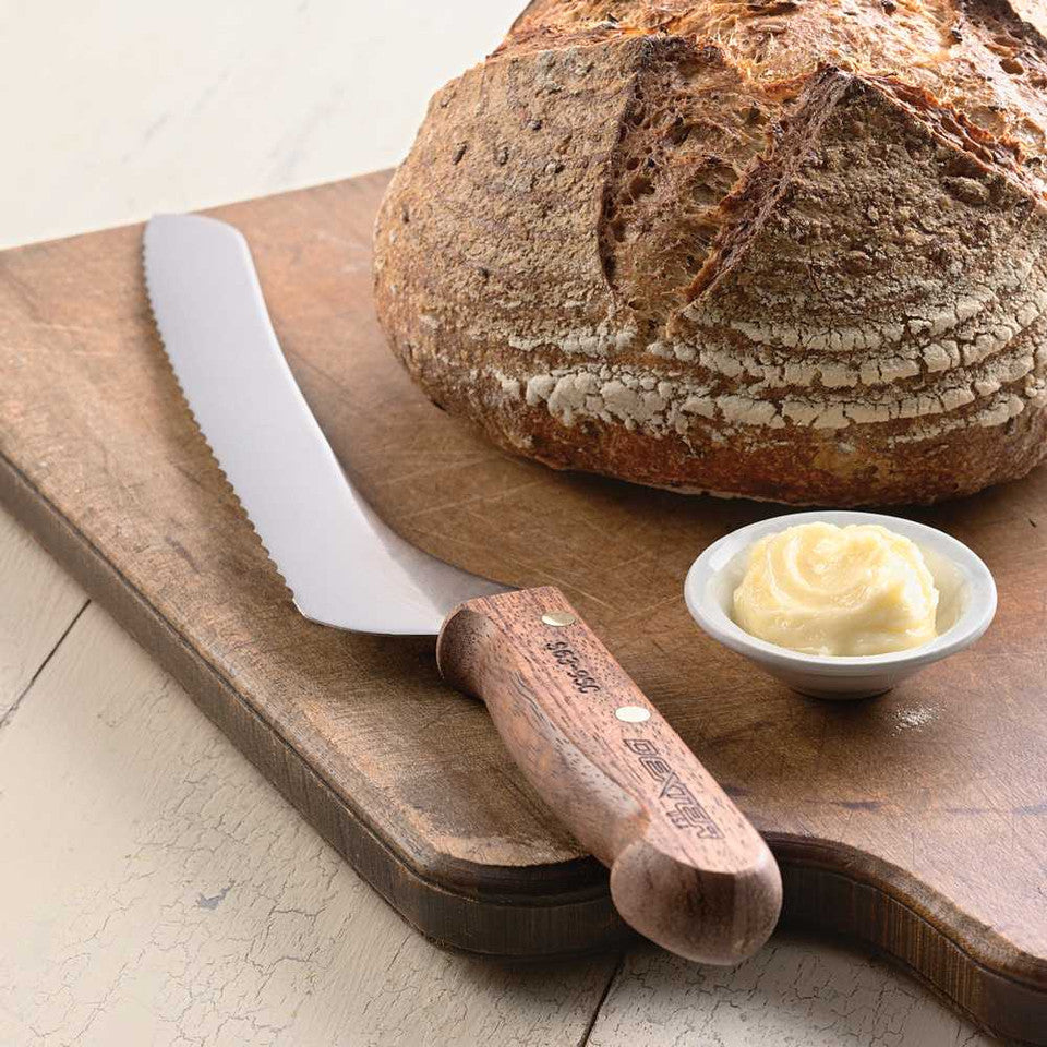 Dexter Traditional Scalloped Offset 9" Rosewood Bread Knife