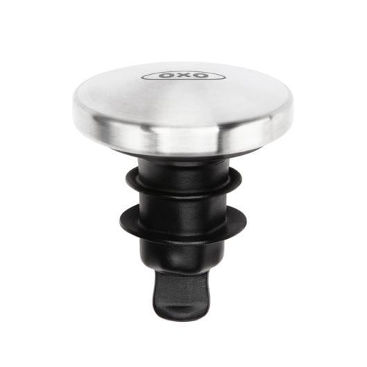 OXO Steel 2-Piece Spillproof Wine Stopper