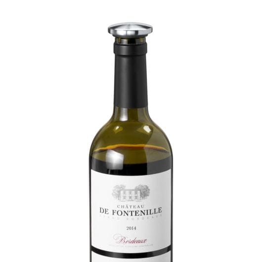 OXO Steel 2-Piece Spillproof Wine Stopper