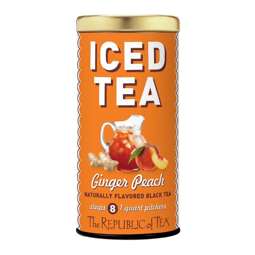Republic of Tea Tea Republic of Tea Ginger Peach Black Large Iced Tea Pouches