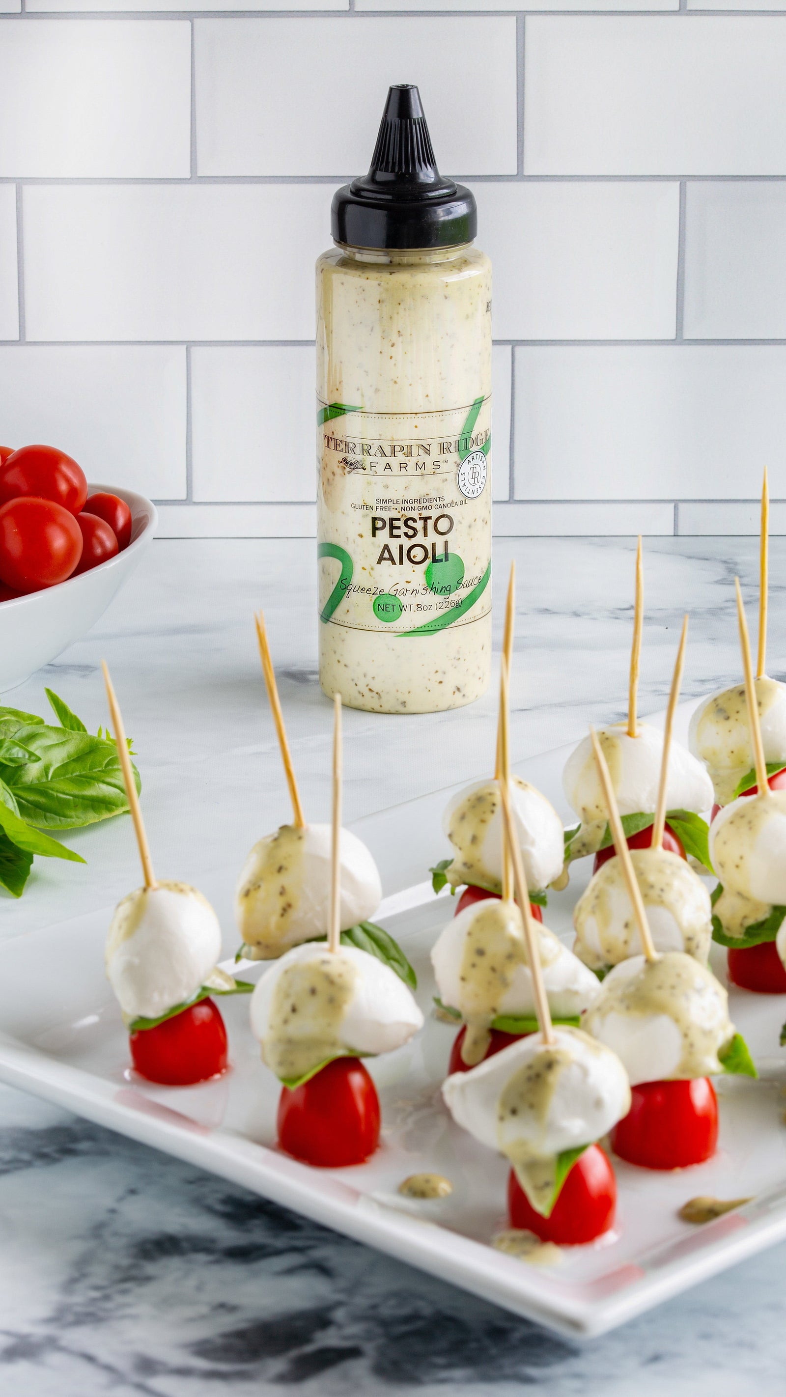 Terrapin Ridge Farms Pesto Aioli Squeeze 8 oz