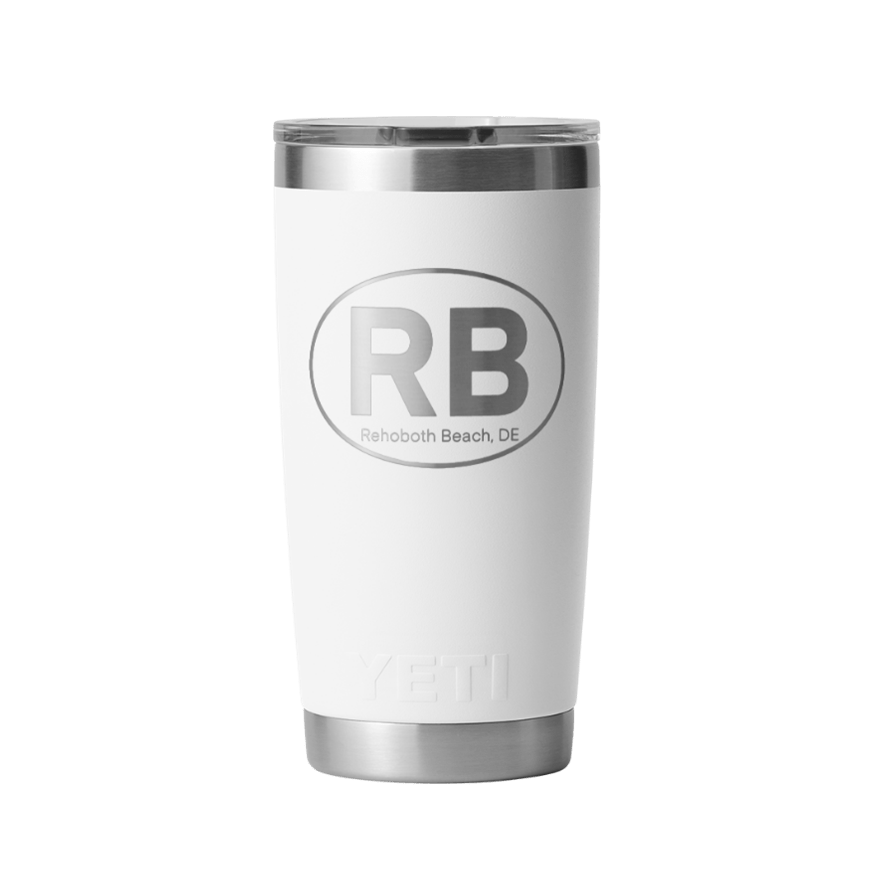 YETI Insulated Drinkware YETI Rehoboth Beach Rambler 20 oz Tumbler - White