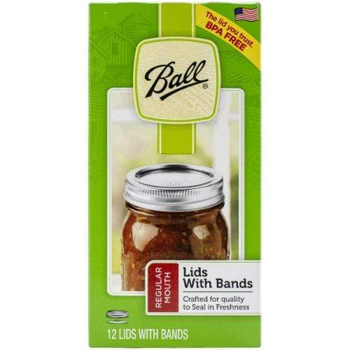 Canning Jars Ball Regular Bands with Dome Lids