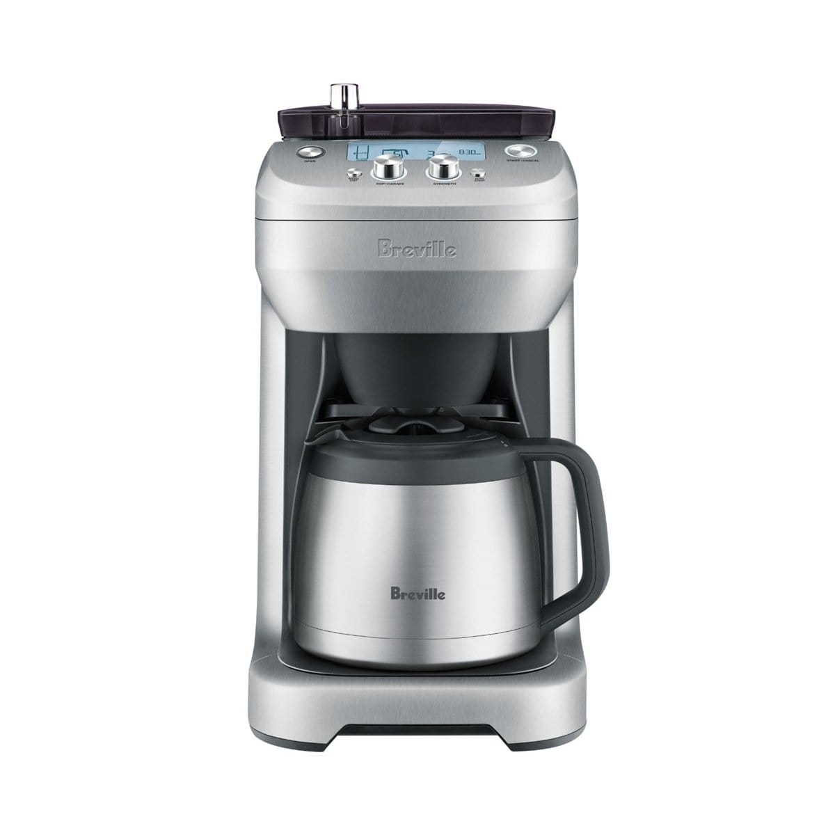 Breville Electric Coffee Maker Breville Grind Control Coffeemaker, Silver
