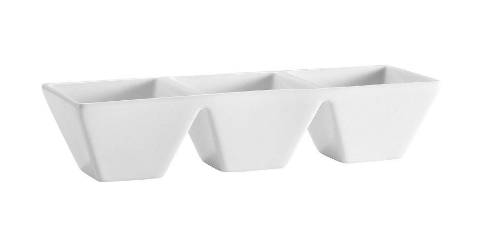 CAC Kent Square Three Section Bowl