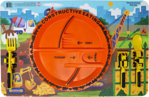 Constructive Eating 10in Construction Plate