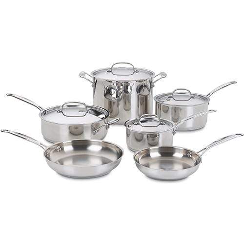 Cookware Sets Cuisinart Chef's Classic 10 Piece Classic Cookware Set