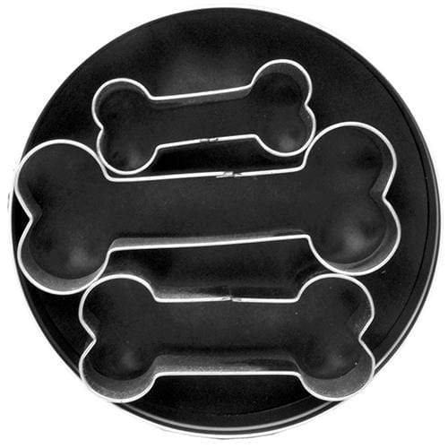 Fox Run Dog Bone Cookie Cutter Tin (Set Of 3)