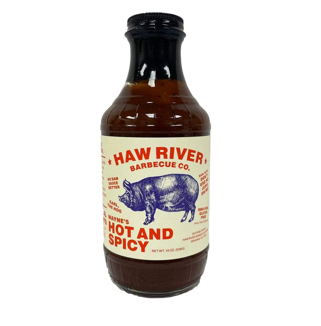 Haw River Barbecue Co. Wayne's Hot and Spicy BBQ Sauce