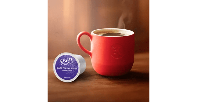Eight O'Clock Coffee Dark Italian Roast K-Cup Coffee - 24 Count Box