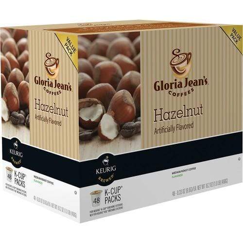 Gloria Jean's Hazelnut K-Cup Coffee (48 Count Box)