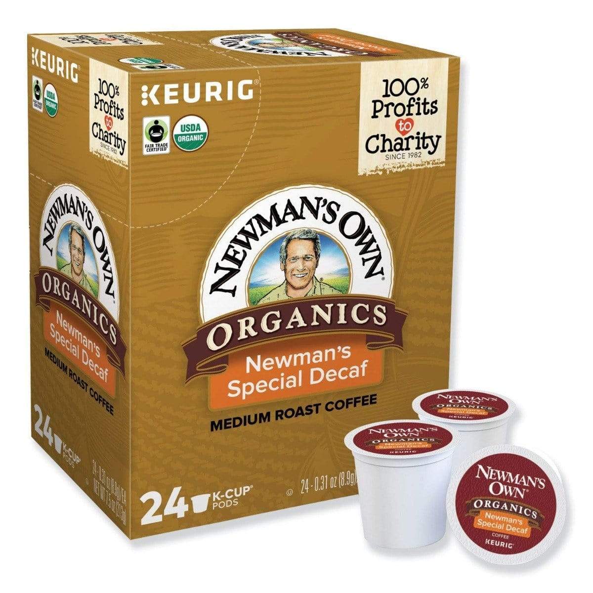 Newman's Own Organics Special Blend Decaf K-Cup Coffee
