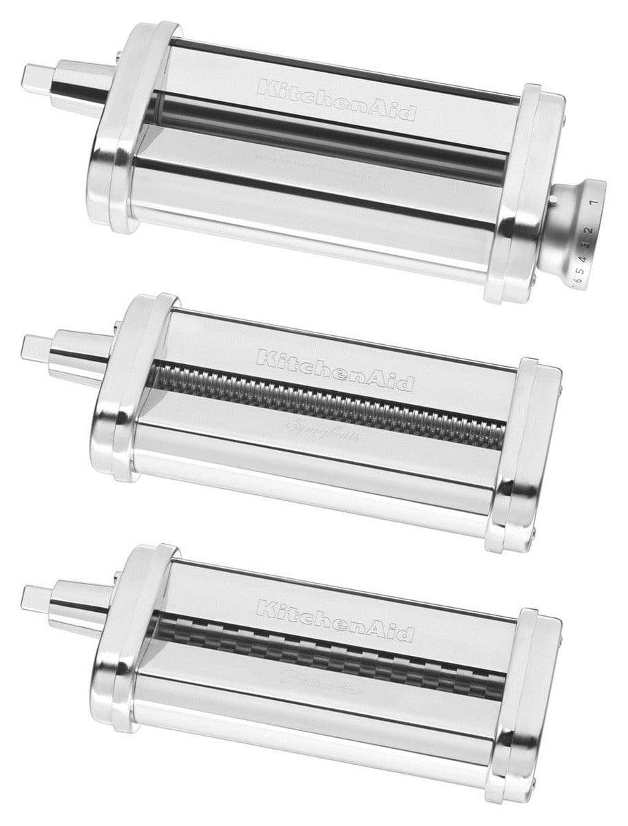 Mixer Attachments KitchenAid 3 piece Pasta Roller & Cutter Set