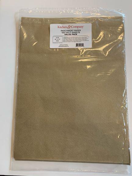 Sauce Pans & Chef's Pans Parchment Paper Pre-Cut 100 PK