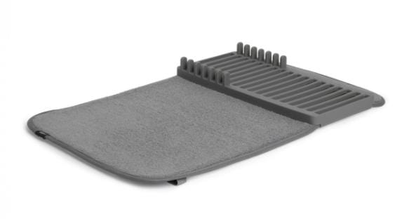 Sinkware Umbra UDRY Mini Charcoal Dish Rack/Drying Mat