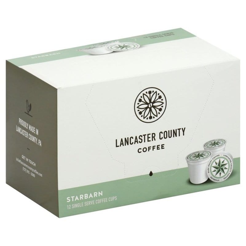 Lancaster County Coffee Roasters Coffee Lancaster County Coffee Roasters Single Serve Starbarn Dark Roast 12 ct