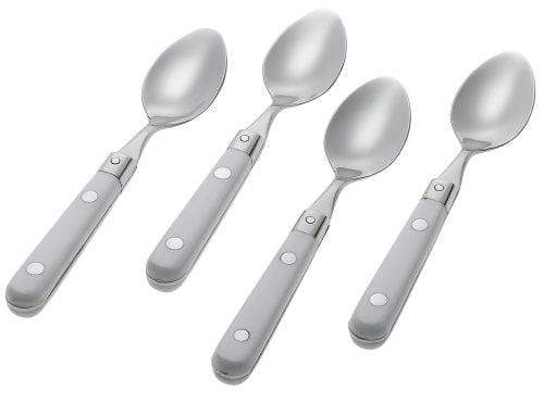 Le Prix Spoon Le Prix Stainless Steel Demitasse Spoon, White