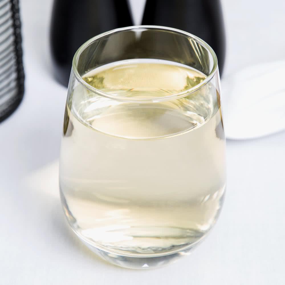 Libbey 15.25 oz Stemless White Wine Glass