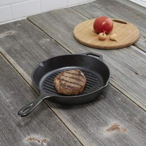 Lodge Pro Logic Cast Iron 10.25in Round Grill Pan