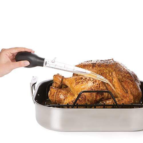 OXO Good Grips Angled Poultry Baster with Cleaning Brush