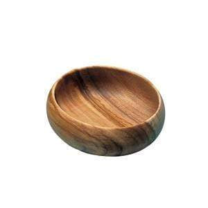 Pacific Merchants 12in Acacia Wood Large Round Calabash Bowl