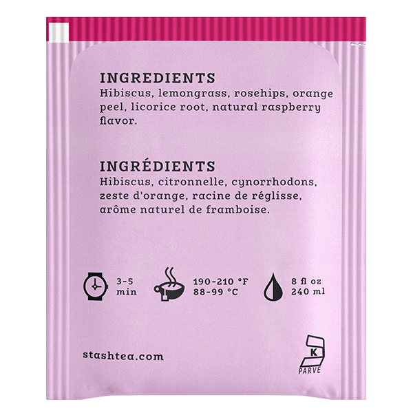 Stash Wild Raspberry Hibiscus Herbal Tea