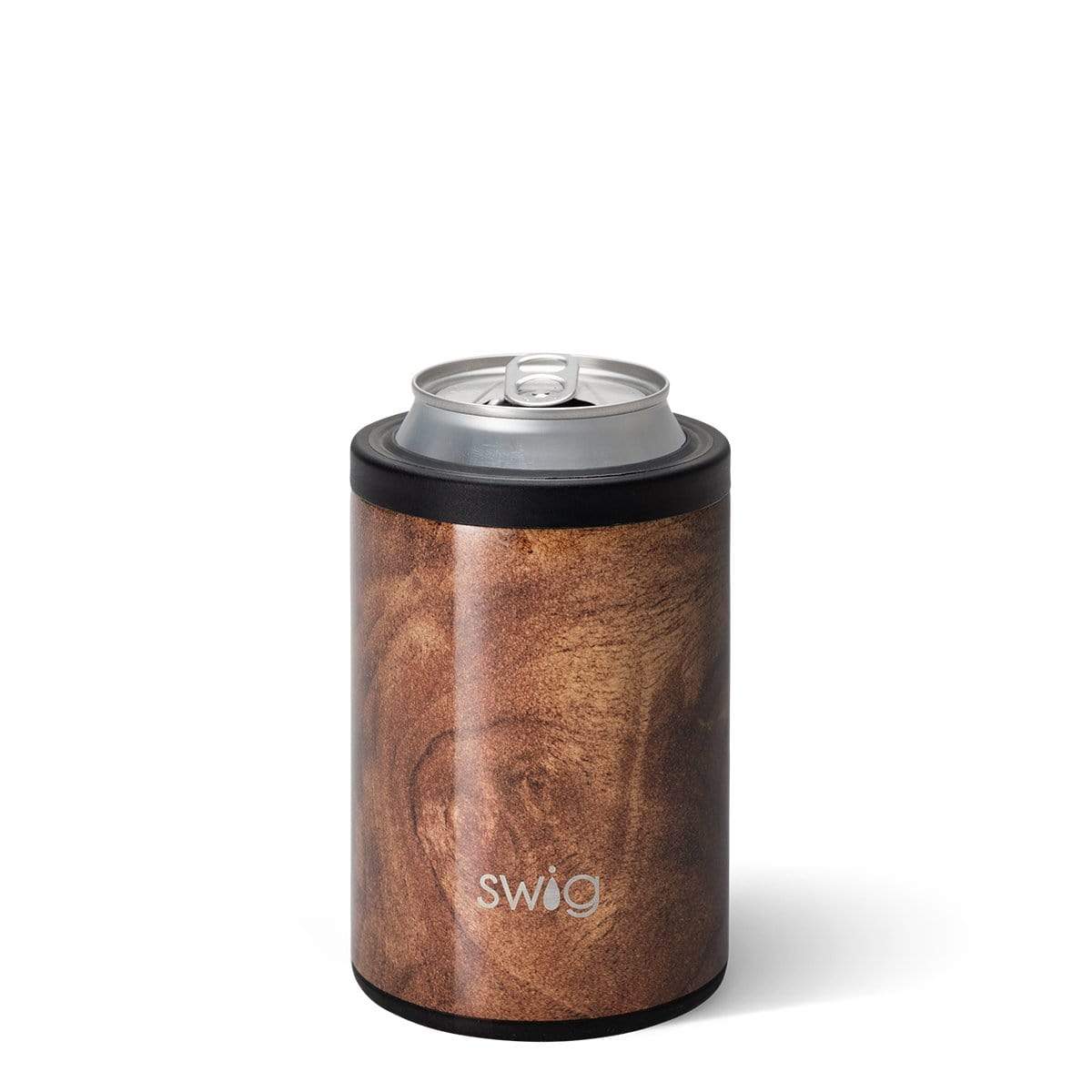 Swig Insulated Drinkware Swig Combo Can Black Walnut 12 oz