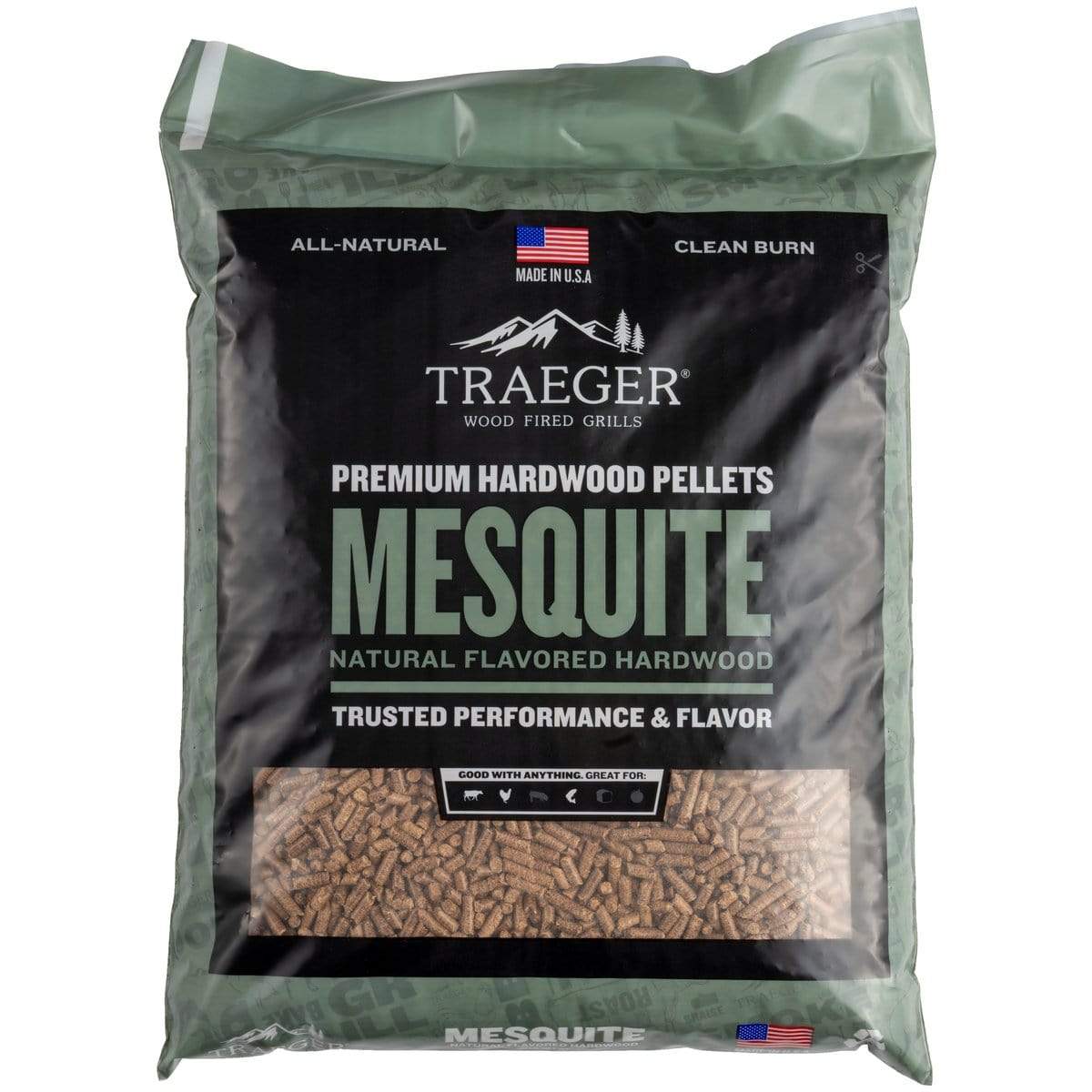 Traeger Mesquite Wood Pellets 20 lbs