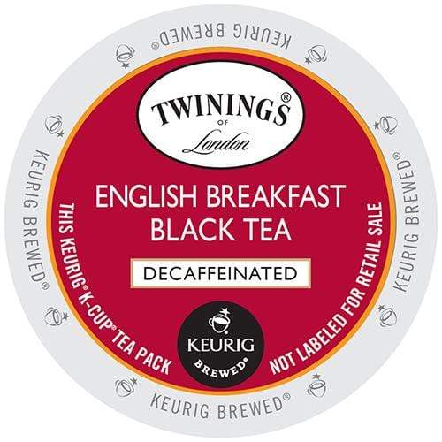 Twinings Tea Twinings Decaf English Breakfast Tea K-Cup (24 Count Box)