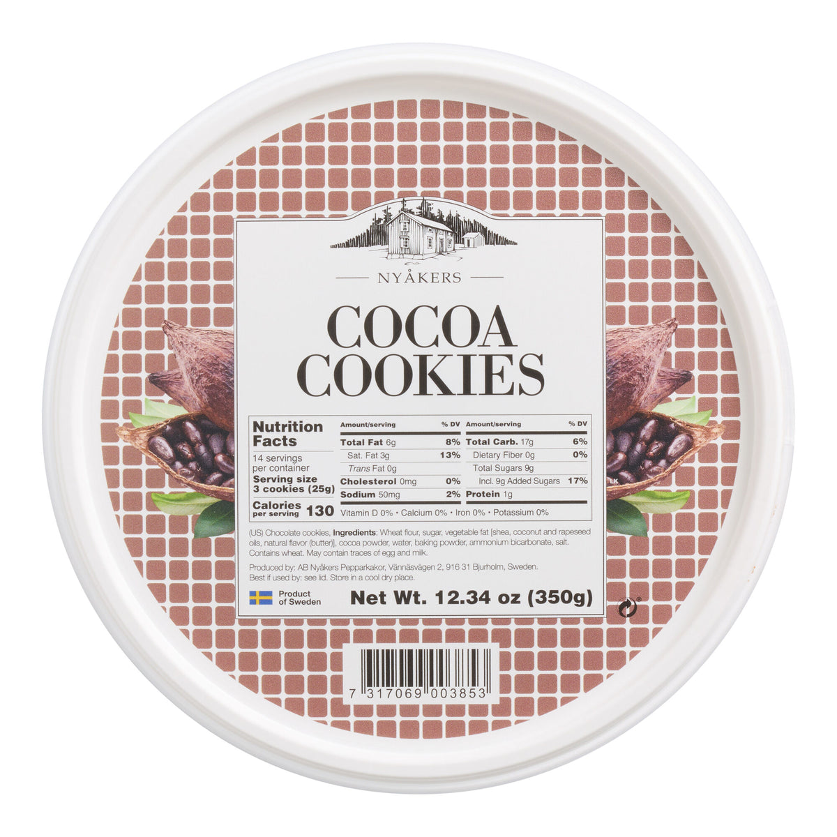 Nyåkers Cocoa Cookie Tub