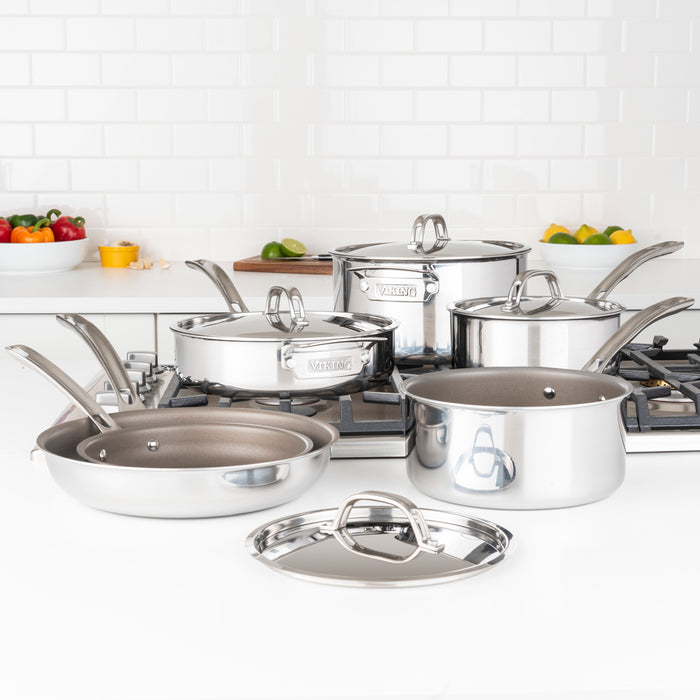 Viking PureGlide Pro 3-Ply 10-Piece Cookware Set