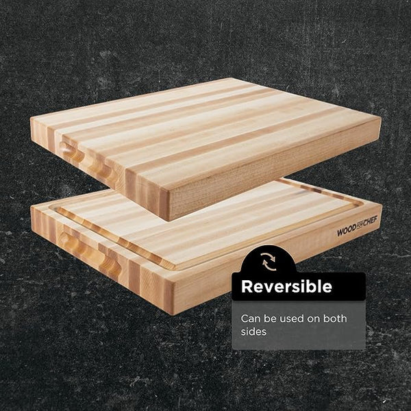 Maple Wood Classic Large Wood Reversible Cutting Board