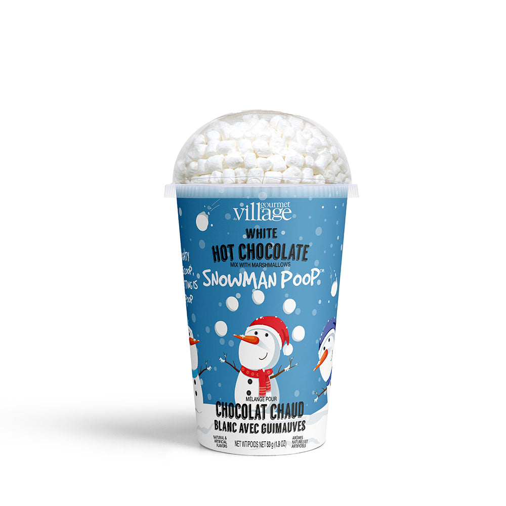 Gourmet Village Snowman Poop Hot Chocolate Cup