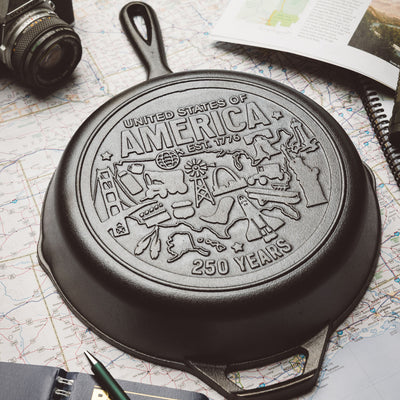 Lodge 10.25" USA 250 Cast Iron Skillet