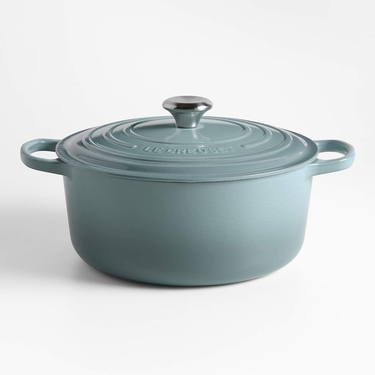 Le Creuset Signature 7.25 Qt Sea Salt Round Dutch Oven