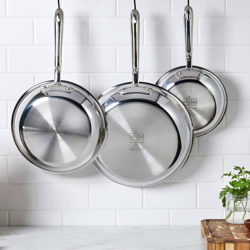 Cookware Sets All-Clad D3 Stainless Steel 10 Piece Cookware Set